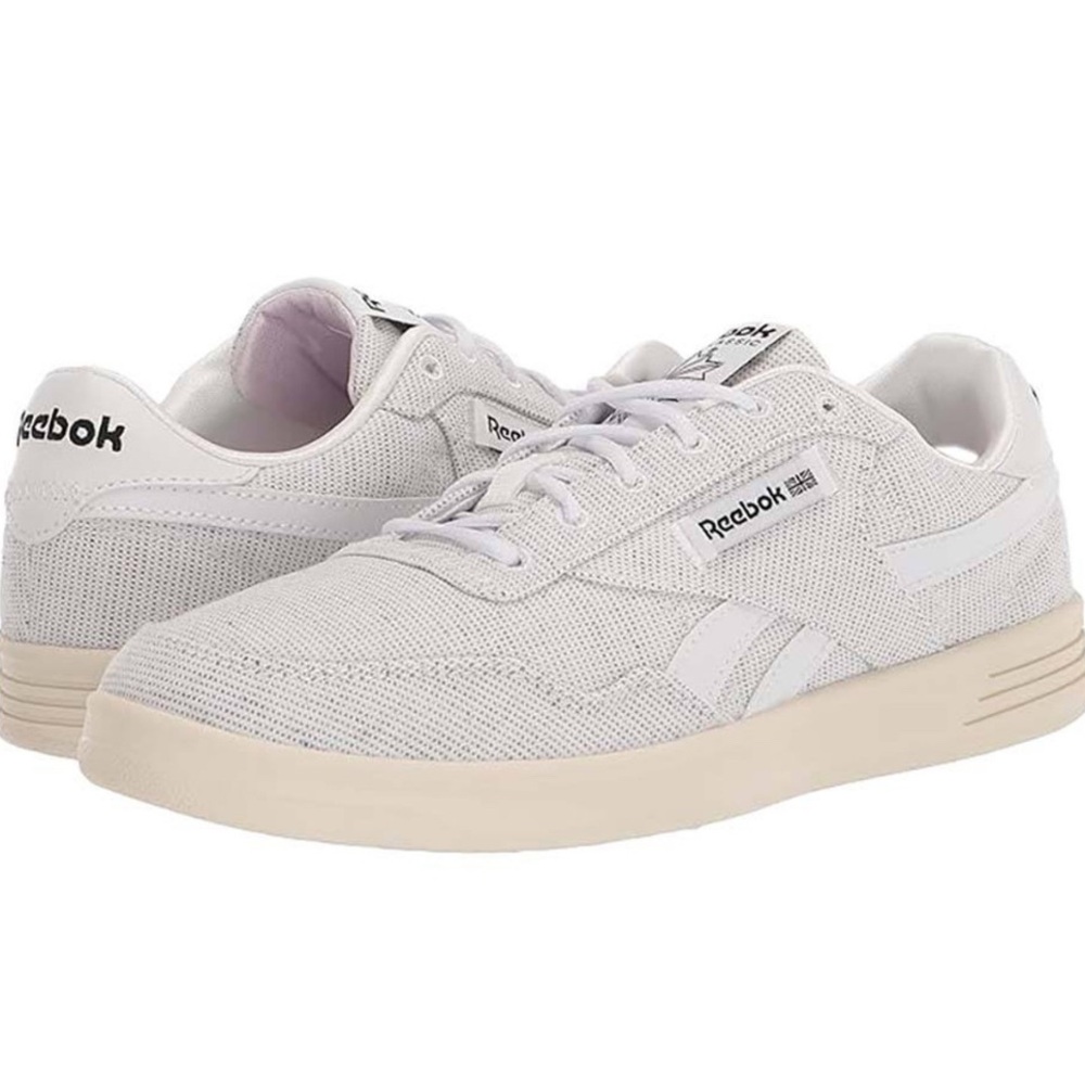 Reebok White Sneakers CLUB MEMT TXTL